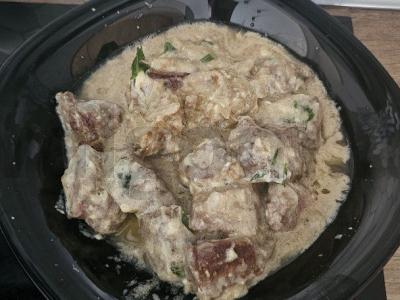 Indėnų kepenėlės grietinėlės padaže Žingsnis 8