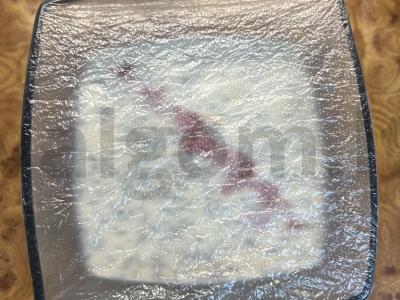 Naktinis herkulio košė su varške, braškėmis ir aguonomis Žingsnis 8