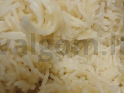 Daržovių ir makaronų salotas Žingsnis 2