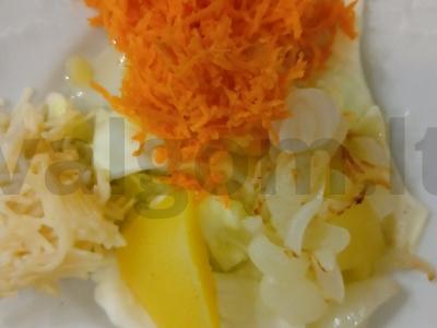 Daržovių ir makaronų salotas Žingsnis 7