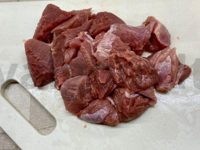 Kepta kalakutienos filė su moliūgu ir bulvėmis Žingsnis 1