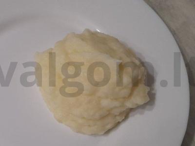 Švelniausias bulvių piurė su pienu Žingsnis 7