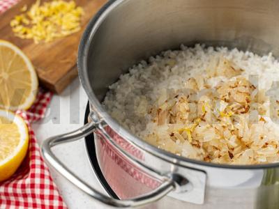 Įdaryta višta su ryžiais oro grilyje Žingsnis 3