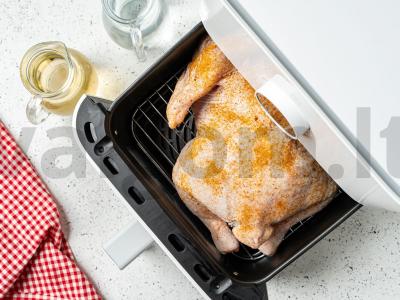 Įdaryta višta su ryžiais oro grilyje Žingsnis 6