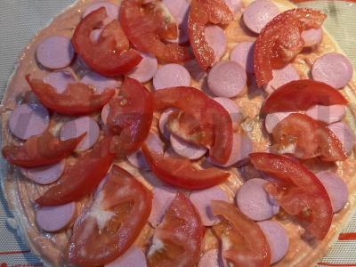 Pica „Originali“ su pievagrybiais, dešrelėmis ir mocarela Žingsnis 4