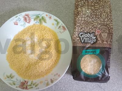 Kuskusas su keptomis daržovėmis, voveraitėmis ir kiaulienos faršu Žingsnis 8