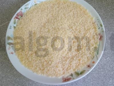 Kuskusas su keptomis daržovėmis, voveraitėmis ir kiaulienos faršu Žingsnis 9