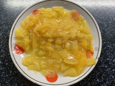 Pankūkos iš pieno kokteilio su persikais Žingsnis 5