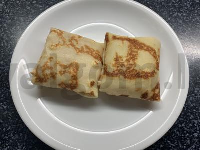 Pankūkos iš pieno kokteilio su persikais pagrindine nuotrauka