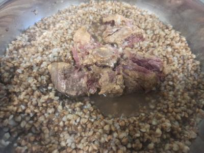 Grikių košė su troškinta jautiena „Karinė“ Žingsnis 5