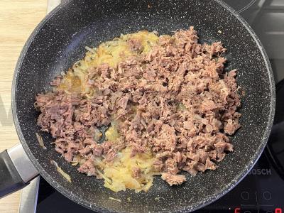 Vermicelli su jūros gėrybėmis su jautiena Žingsnis 3