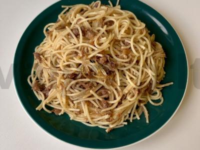 Vermicelli su jūros gėrybėmis su jautiena pagrindine nuotrauka