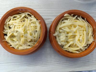 Jaujenė su vištiena, grybais ir grietine Žingsnis 7