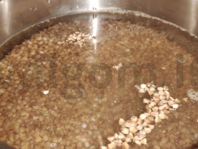 Grikių košė su vištienos faršu ir moliūgu Žingsnis 2