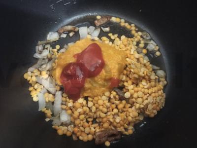 Žirnių košė su šonine ir svogūnais Žingsnis 2