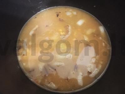 Žirnių košė su šonine ir svogūnais Žingsnis 3