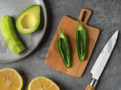 Gaspacho su melionu ir avokadu Žingsnis 1