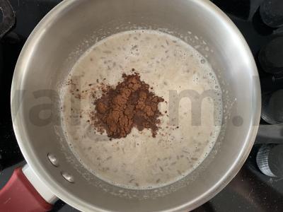 Desertas su halva, muesli, jogurtu ir kakava Žingsnis 4