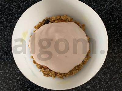 Desertas su halva, muesli, jogurtu ir kakava Žingsnis 7