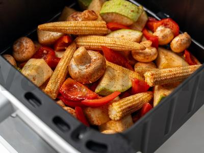 Kepti daržovės oro grilyje Žingsnis 3