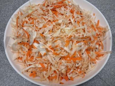 Rūgštaus kopūsto su krapų sėklomis Žingsnis 5