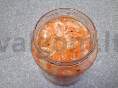 Rūgštaus kopūsto su krapų sėklomis Žingsnis 6