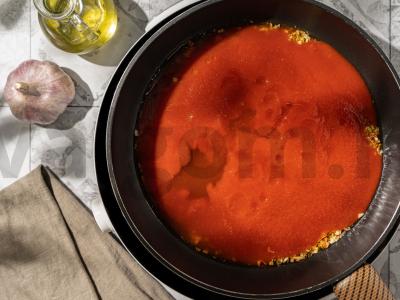 Fasolė ir pomidorai, kepti su mocarela Žingsnis 2