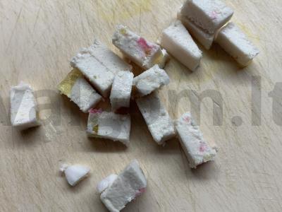 Desertas su zefyrais, varške, bananais ir melionais Žingsnis 6