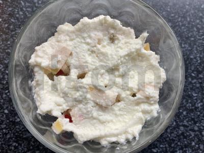 Desertas su zefyrais, varške, bananais ir melionais Žingsnis 8