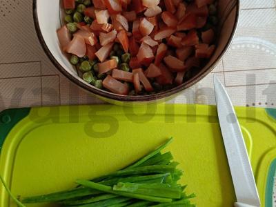 Salotas „Pavasario karpaččias“ Žingsnis 4