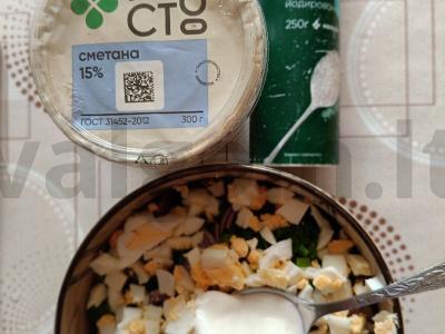 Salotas „Pavasario karpaččias“ Žingsnis 6