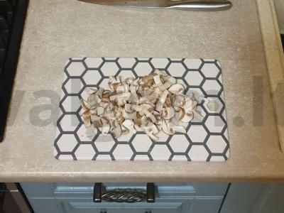 Kalakutienos kepsniai su grybų kepure Žingsnis 3