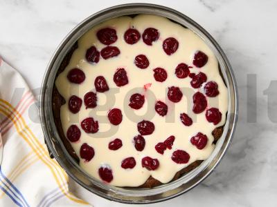 Sūrio ir vyšnių brownies Žingsnis 5