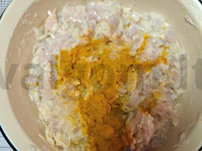 Vištienos kotletai su sūriu ir bulvėmis Žingsnis 6