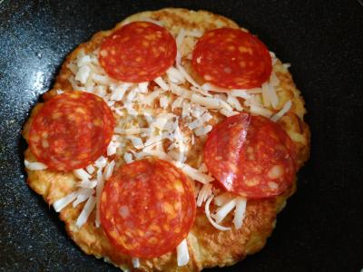 Cukinijų pica keptuvėje Žingsnis 14