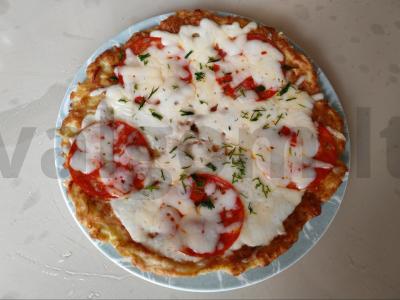 Cukinijų pica keptuvėje Žingsnis 16