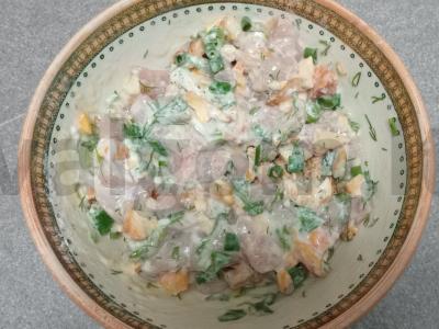 Smulkintos vištienos kotletai su voveraitėmis ir žolelėmis Žingsnis 8