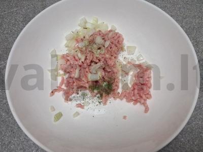 Kibinai su triušio faršu ir džiovinta kalendra Žingsnis 1