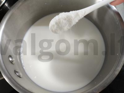 Manų košė su razinomis Žingsnis 1