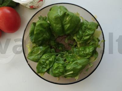 Salotas su minkštu sūriu ir pomidorais Žingsnis 3