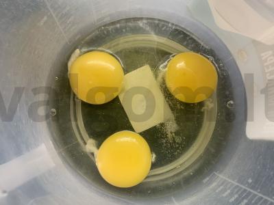 Obuolių pyragas iš ruginių miltų Žingsnis 1