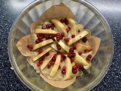 Obuolių pyragas iš ruginių miltų Žingsnis 4