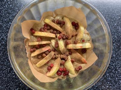 Obuolių pyragas iš ruginių miltų Žingsnis 5