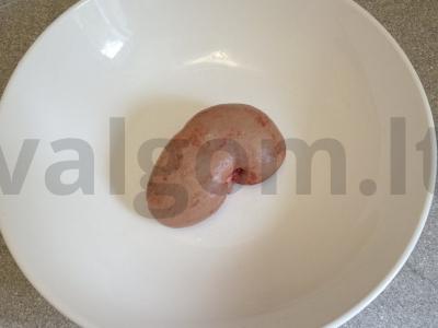 Okroška su kiaulės inkstu, majonezu ir duonos kvašu Žingsnis 1