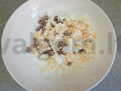 Okroška su kiaulės inkstu, majonezu ir duonos kvašu Žingsnis 3