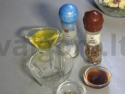 Salotas su portulaku ir pupelėmis Žingsnis 6