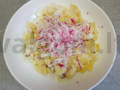 Okroška su kiaulės inkstu, majonezu ir duonos kvašu Žingsnis 5