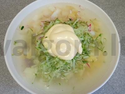 Okroška su kiaulės inkstu, majonezu ir duonos kvašu Žingsnis 8