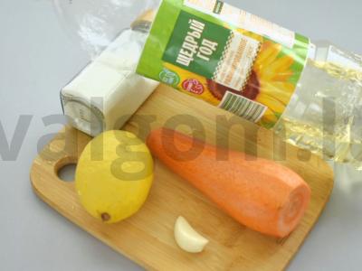 Morkos pagal korėjietišką receptą be acto Žingsnis 1