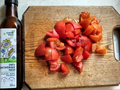 Daržovių salotas su feta sūriu per 5 minutes Žingsnis 1